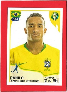 2019 COPA AMERICA BRAZIL Panini - Figure Sticker No. 20 - BRAZIL - DANILO