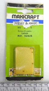 Ecrous en laiton M1 - MAXICRAFT réf : 92825 - pack de 6 - Bild 1 von 3