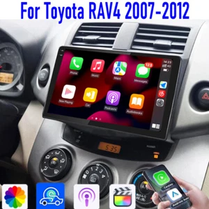 GPS 9" For Toyota RAV4 2007-2012 Wireless Apple Carplay Android 13 Car Radio 64G - Picture 1 of 24