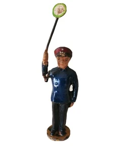 Antique Train Station Master Figure - Picture 1 of 9