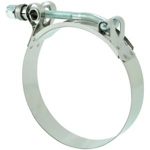 HD Schlauch Schelle Ø 79mm - 87mm Edelstahl Gelenk Bolzen Rohr Schraub Klemme - Bild 1 von 3