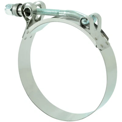 HD Schlauch Schelle Ø 79mm - 87mm Edelstahl Gelenk Bolzen Rohr Schraub Klemme - Bild 1 von 3