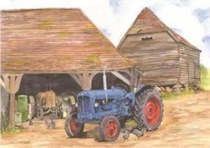 Rompecabezas Fordson Major frente a Barns 1000 piezas 690 mm x 480 mm (jg) - Imagen 1 de 1