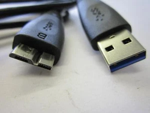 USB Cable Lead for WD My Passport 2TB WDBY8L0020BBK-01 same as 4064-705107-000 - Picture 1 of 3