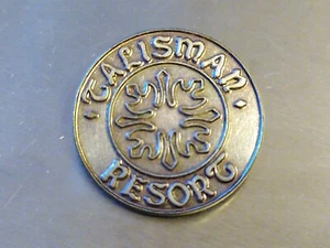 Talisman Resort Pin Button Anstecknadel aus Österreich mit Edelweiß Motiv  - Bild 1 von 7