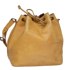 LOUIS VUITTON Epi Petit Noe Shoulder Bag Yellow M44109 LV Auth 107473 - Picture 1 of 24