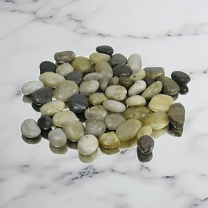 Decorative Large River Rocks, Mixed Color | Vase Filler, 12 Bags - Picture 1 of 1