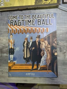Partituras de trapo 1915 Come to the Beautiful Ragtime Ball de Cormack, Vanderveer, - Imagen 1 de 3