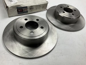 (2) Auto Extra AX53021 Rear Disc Brake Rotors - Picture 1 of 5