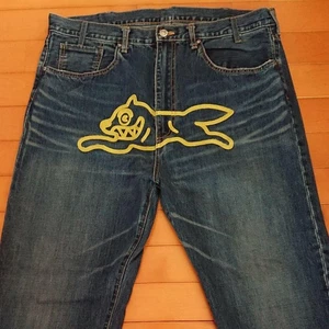 Denim Billionaire Boys Club Front Dog XL puntada amarilla usado raro - Imagen 1 de 7