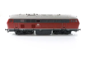 Spur 0 Lima DB 216 011-7 Mehrzwecklok Diesellok analog defekt DC rot/N53 - Picture 1 of 4