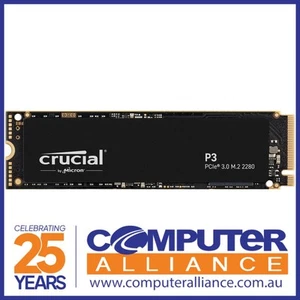 4TB Crucial P3 M.2 NVMe PCIe SSD CT4000P3SSD8 - Picture 1 of 1