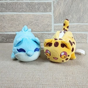 Lotto 2 APHMAU Meemeows Cioccolato Chip Biscotto Squalo Blu 6" Peluche Gatto 2022 - Foto 1 di 7