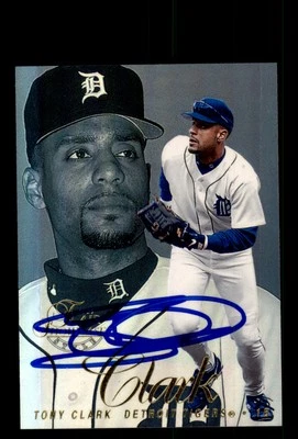 Signed Baseball Card Auto 1997 Flair Showcase #173 Tony Clark Detroit Tigers - Image 1 of 2