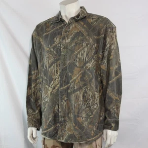 Mossy Oak Brushed PolyCotton Hunting Camouflage Shirt camo 46-48" Chest (3608) - Picture 1 of 6