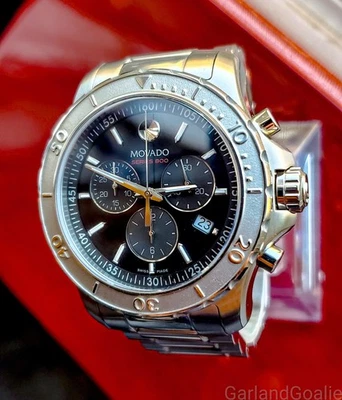 Cronógrafo Movado Serie 800 Hecho en Suiza 2600110 Como Nuevo Totalmente Funcional Foto 1 de 4