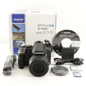 OLYMPUS STYLUS SP-100EE Black In Box With 4GB SDHC Card from Japan #7191 - Picture 1 of 14