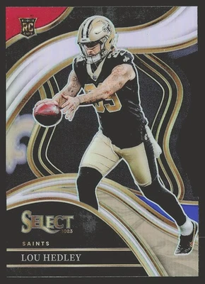 2023 Panini Select #240 Lou Hedley Red and Blue Prizms Die Cuts - Image 1 of 2