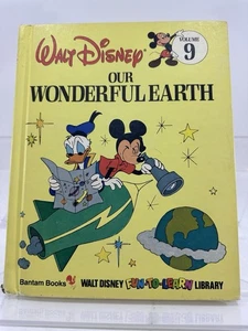 Walt Disney Fun-to-Learn Library Volume #9 Our Wonderful Earth (1983 Hardcover) - Picture 1 of 4