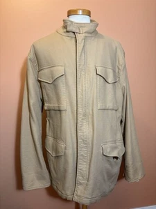 Vince Coat Field Jacket Mock Neck Men’s Size XXL Tan $595 Retail - Picture 1 of 8