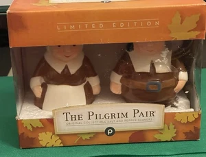 The Pilgrim Pair Salt & Pepper Shakers Publix Thanksgiving Fall Tradition - Picture 1 of 14