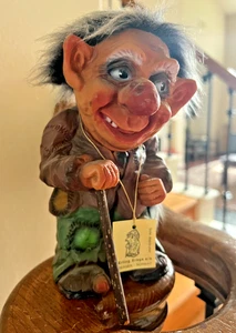 Norwegian Troll Figure with Tag Erling Kagge Bergen - Picture 1 of 7