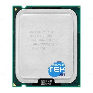 INTEL PENTIUM E6700 SLGUF 3,20GHZ LGA775 LGA 775 PROCESSORE CPU DUAL CORE - Foto 1 di 4