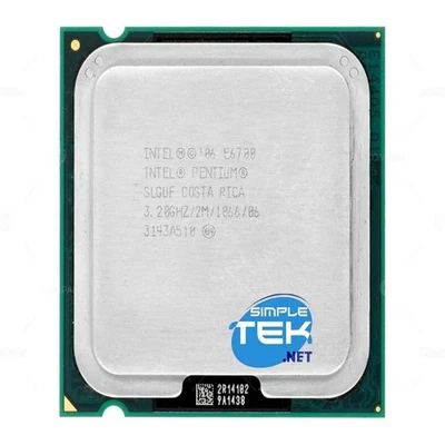 Intel Pentium E6700 SLGUF 3.20GHZ LGA775 LGA 775 Processor Cpu Dual Core - Image 1 of 4