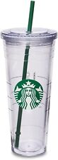 Starbucks Clear Tumbler Venti 24oz Double Wall Acrylic Cold Cup Tumbler Cold Cup