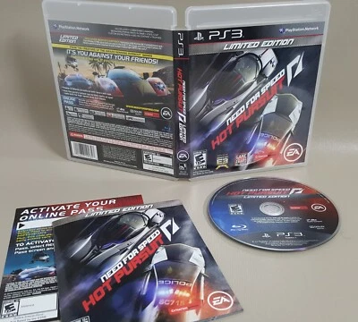 NEED FOR SPEED: HOT PERSECUCIÓN - Edición Limitada (Sony PS3, 2010) Completo Probado Foto 1 de 4
