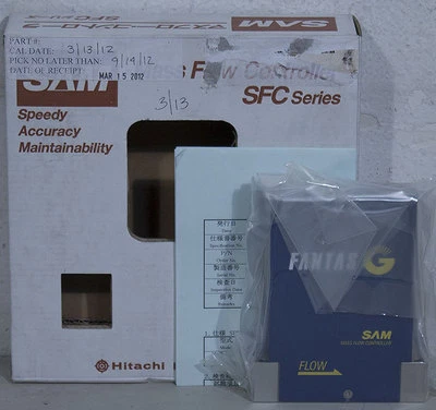 NEW Hitachi SAM 2480G1MC-AGL0 Ar Mass Flow Controller MFC Novellus 22-384497-00 - Image 1 of 4