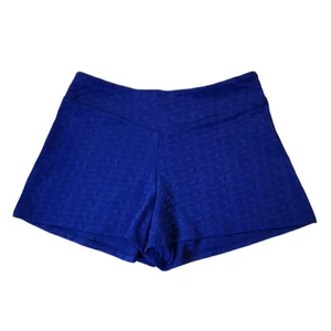 UO COOPERATIVE Shorts Womens Size Medium High Rise Hot Pant Short Royal Blue  - Picture 1 of 9
