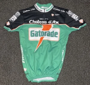 VTG 80s 90s Gatorade Chateau D'AX Salotti Nalini RARE Cycling Jersey Sz 5 / XL - Picture 1 of 12