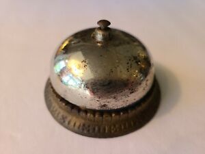 ANTIQUE VICTORIAN LATE 1800's ORNATE BELL STRIKER COUNTER STYLE 2.75" DIAMETER