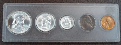 1959 US United States 5 Coin Set Philadelphia Whitman Uncirculated - Image 1 of 4