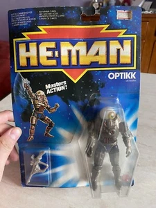 Masters of the Universe He-Man Optikk Motu Mattel 1988 Malesia nuovo - Bild 1 von 8
