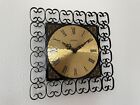 Kienzle Swiss Made Wrought Iron and Brass Wall Clock Vintage/Mid Century