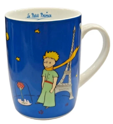 KIUB Mug Le Petit Prince à Paris avec sa rose - Toi, tu auras des étoiles...