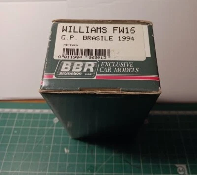 BBR MET 09 - KIT 1/43  WILLIAMS FW16  RENAULT 1994 - Immagine 1 di 2