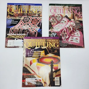 Vtg Lot of 3 1994-1995 American Patchwork and Quilting Magazines Quilt Patterns - Imagen 1 de 5