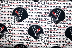 TELA 100 % ALGODÓN HOUSTON TEXANS OF THE NFL 60 PULGADAS DE ANCHO - 1/2 YARDA 18X60 - Imagen 1 de 3