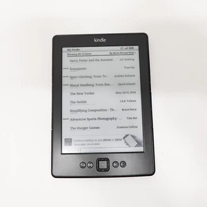 Amazon Kindle 4TH GEN D01100 2GB, Wi-Fi, BLACK - Picture 1 of 4