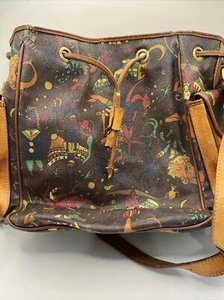 Piero Guidi Magic Circus Bucket Bag Satchel Purse - Picture 1 of 6