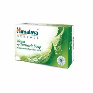 5x Himalaya Herbals Neem and Turmeric Soap, 75gm Cleanses & Purifies skin - Picture 1 of 3