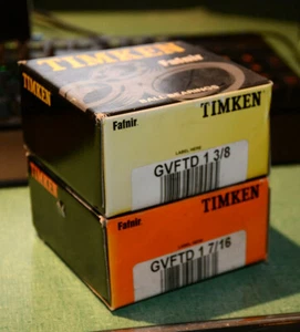 Timken Fafnir GVFTD 1 7/16" 1 3/8" FLANGE MOUNT 2 BOLT BALL BEARING no.9 - Picture 1 of 5