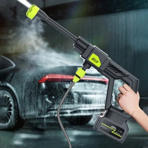 Pistola eléctrica inalámbrica a alta presión aerosol de agua para automóvil lavadora portátil patio - Imagen 1 de 12