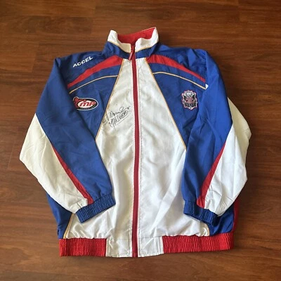 Manny Pacquiao Signed Accel Team MP Promotions Boxing Zip Up Jacket Size 2XL - Image 1 of 4