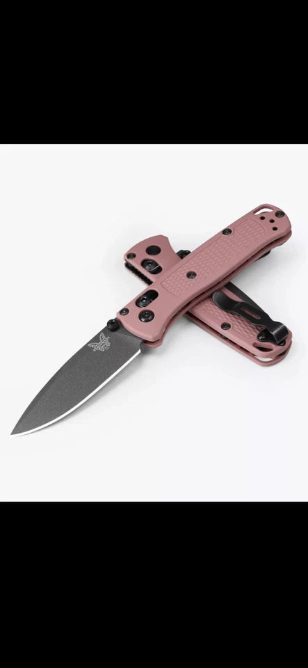 Mini Bugout Benchmade 533BK-05, hoja de 2,82" CPM-S30V, mango Grivory con clip Foto 1 de 2