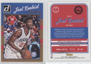 2016-17 Panini Donruss Joel Embiid #1
