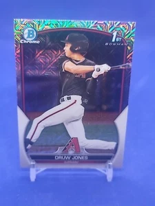 Bowman Chrome Mega Druw Jones 1st Mojo Refractor 2023 - Imagen 1 de 2